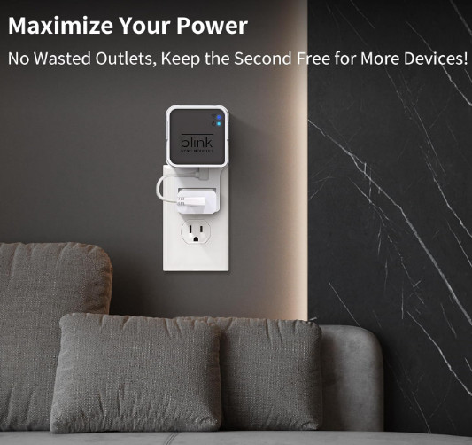 256GB USB Flash Drive and Outlet Wall Mount for Blink Sync Module 2 save Space gallery