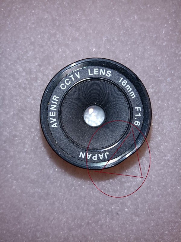 Avenir Television lens 16mm 1:1.6