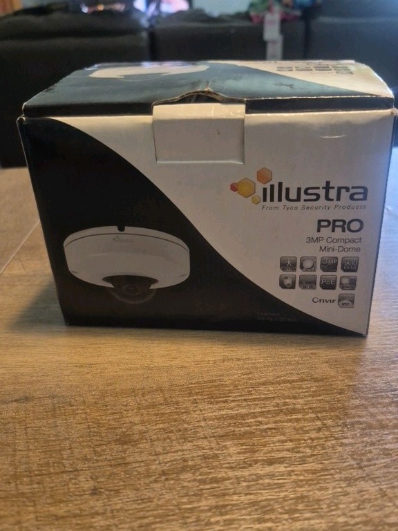 American Dynamics Illustra Pro 3MP compact mini-dome camera. Used gallery
