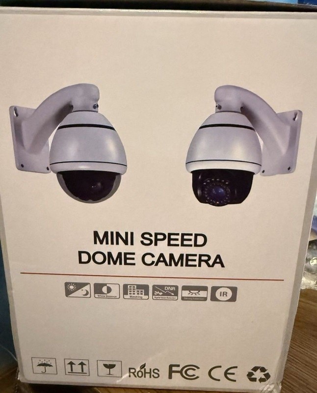 Pair Mini Speed Dome CCTV Cameras IR Night Vision Surveillance Cameras New