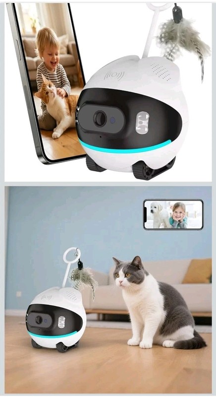 LeHo 1080p HD Smart Pet Robot Camera Whole House 2 Way Audio gallery