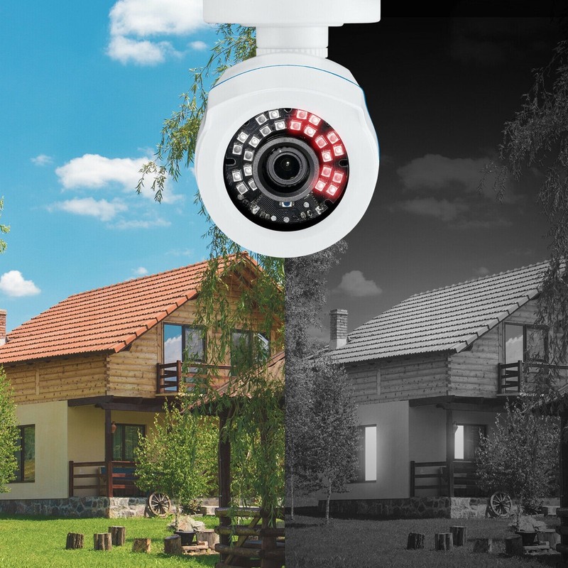 8 Camaras De Seguridad Wifi Exterior 1080P Inalambrica Con Vision Nocturna Video gallery