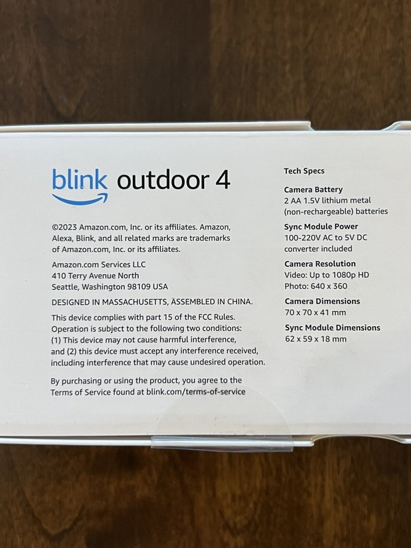 2023 Blink Outdoor 4 (4th Gen) 2 Camera - Black (B0B1N6B8QT) gallery