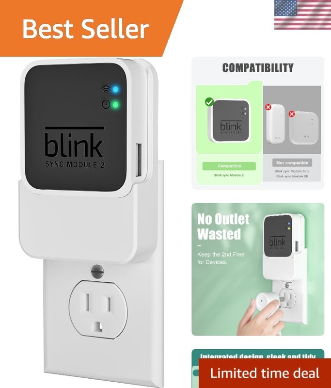 High-Quality Charging Station Wall Mount for Blink Sync Module 2 – Easy Install
