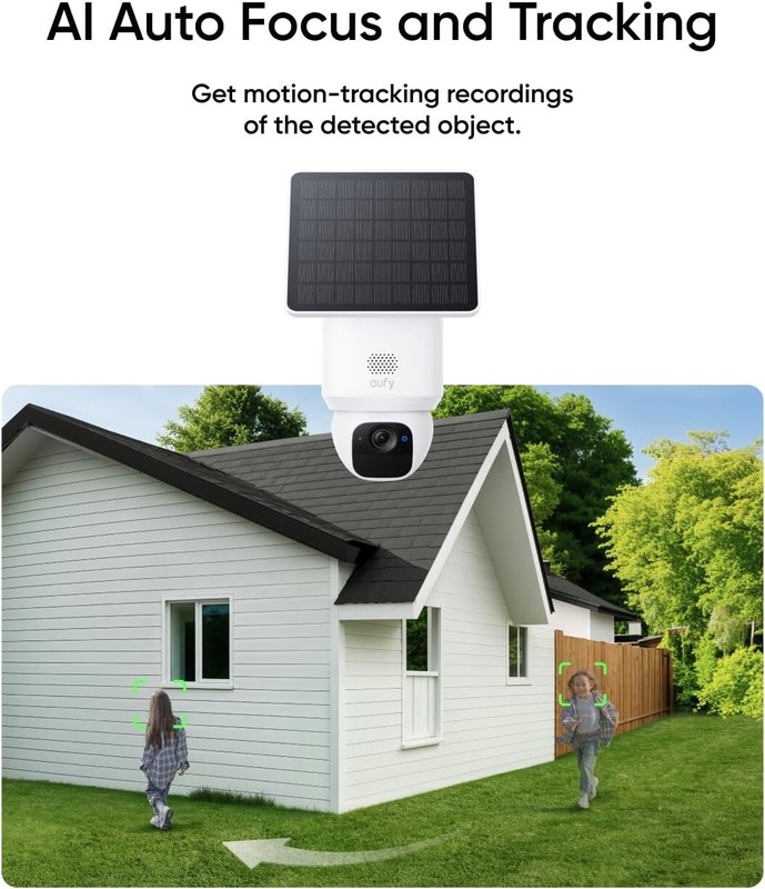 eufy SoloCam E30 Security Cameras Wireless Outdoor Solar Camera Kit 2K 360° Pan gallery