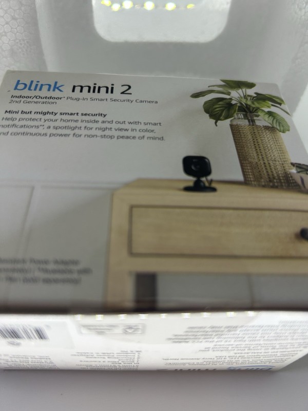 Blink Mini 2 Security Camera 1080p Wired Indoor Outdoor Night Vision Audio HD gallery