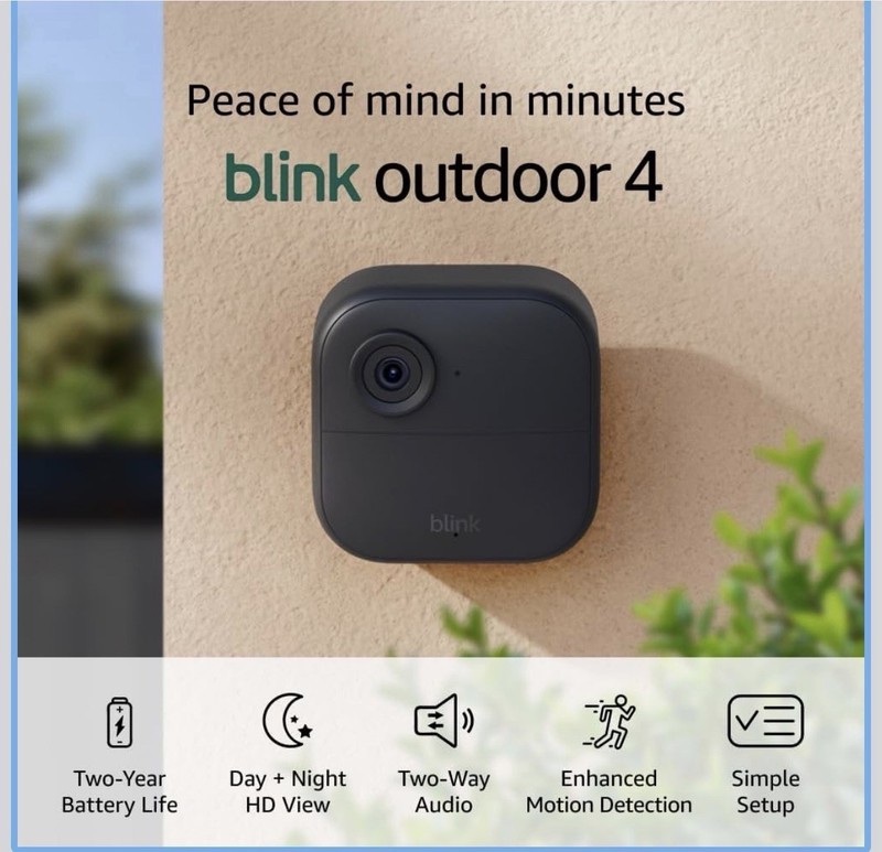 Blink 6-Cam Bundle: Mini Pan-Tilt & Outdoor 4, Sync Module 2, Echo Show 8/5 gallery