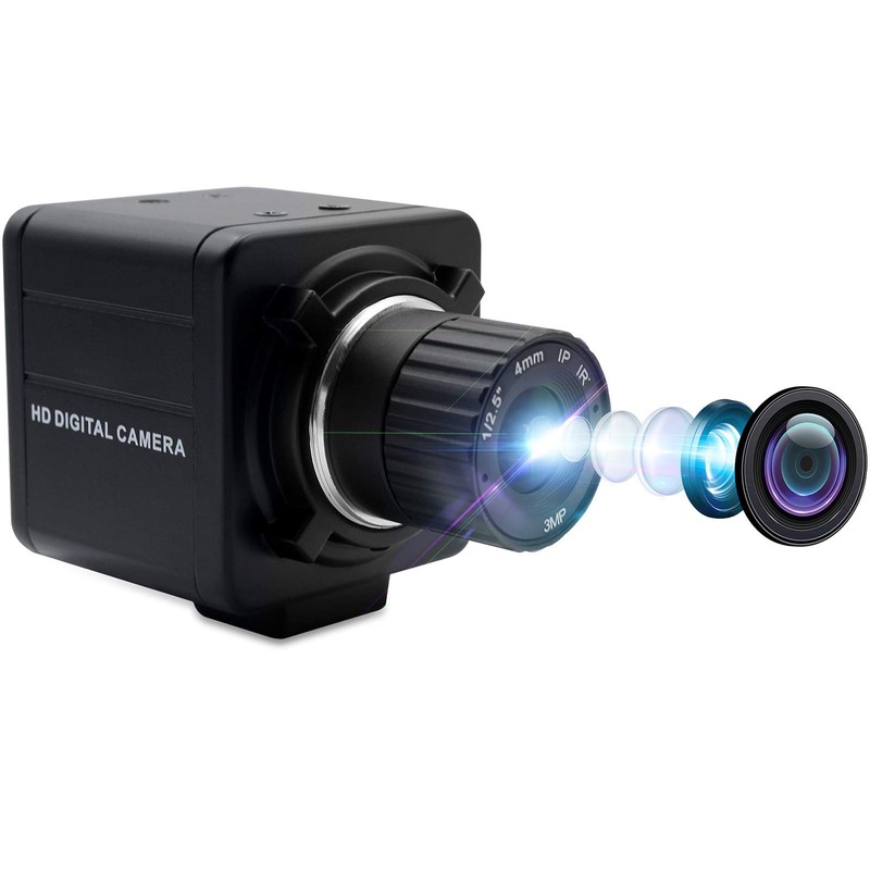 1080P Manual Focus USB , 4mm CS Mount Lens, High Frame Rate 30fps/60fps/100fp…