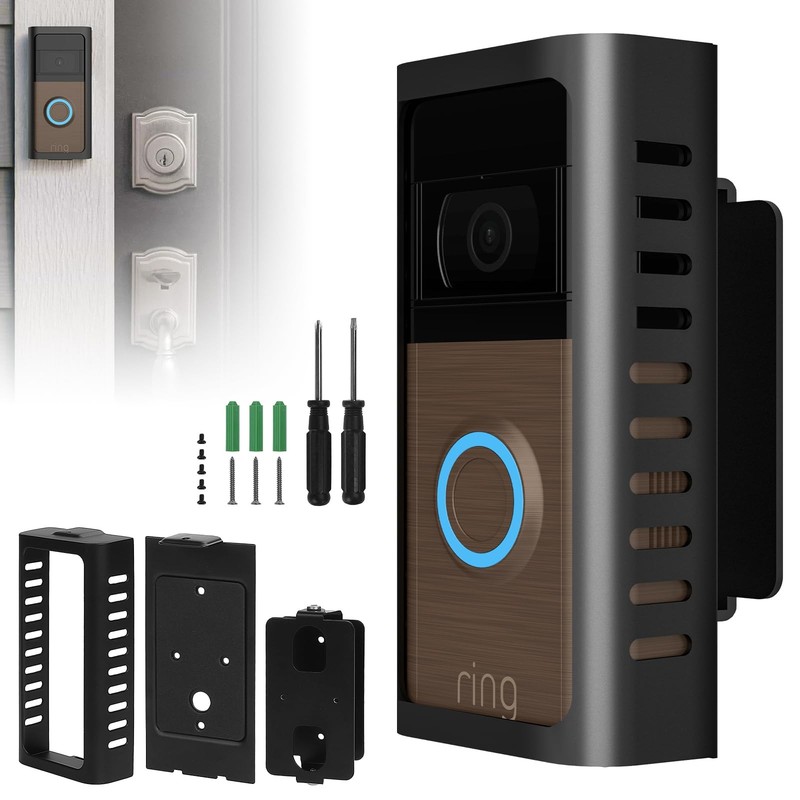 2025 Upgrade for Ring Doorbell Mount,Steel Metal Anti-Theft Ring Camera Mount…