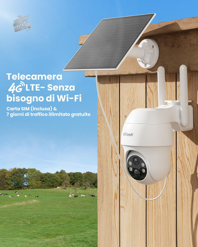 Wireless Outdoor 4G Solar Camera: 2K SIM Battery 10000mAh PTZ 360° PIR I gallery