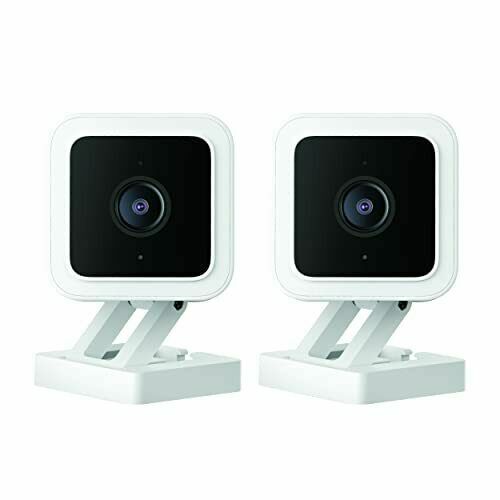 NEW Wyze Cam v3 Wired Home Security Camera w/ 3-Months Cam Plus (2-Pack)