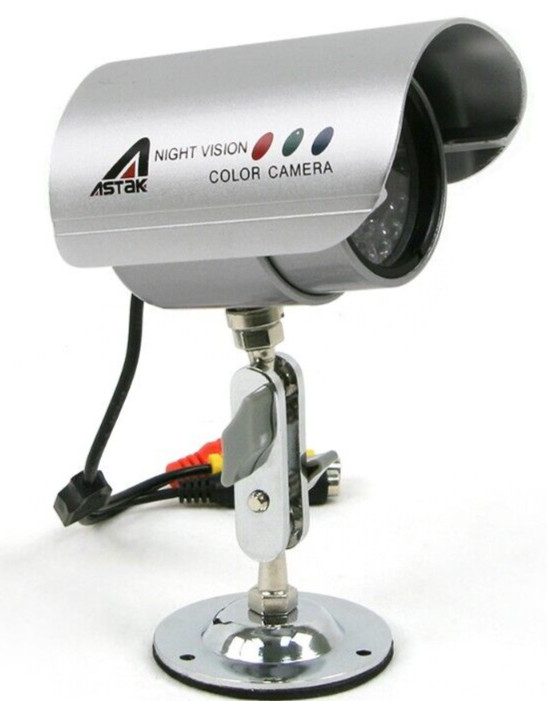 CCTV Wired Camera + 100 Feet Cable + Power Supply Complete Set gallery