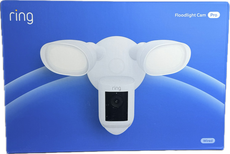 Ring 53-035025 Floodlight Cam Wired Pro 2K Video & Ring Vision White (New) gallery
