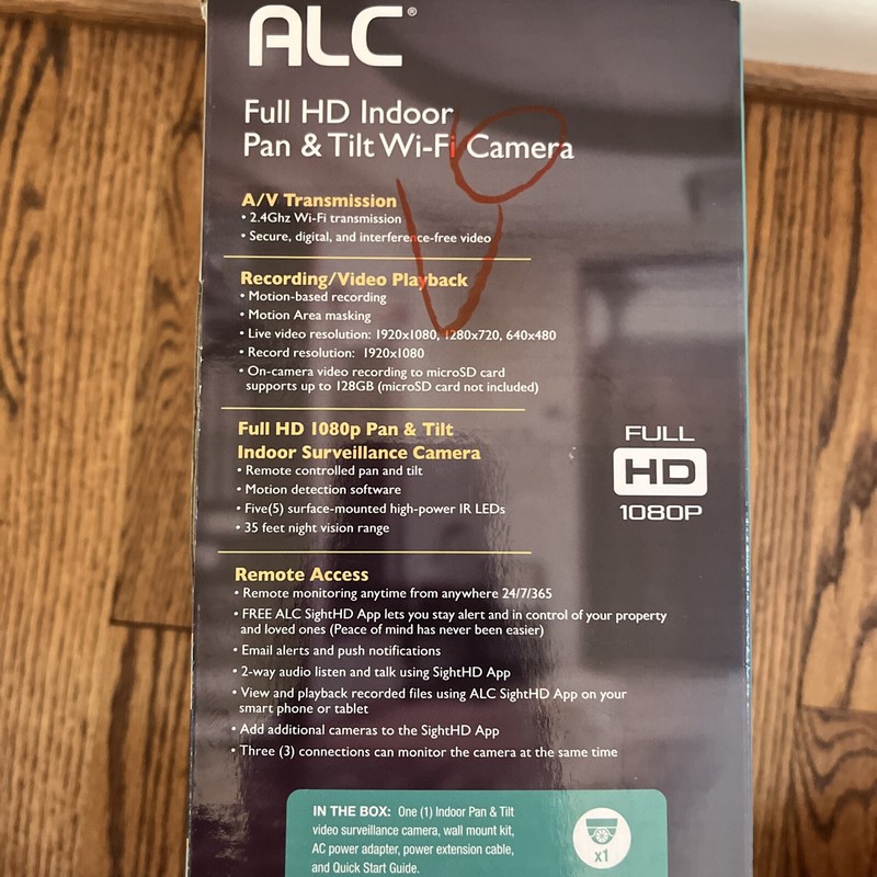 ALC-SightHD 1080p FullHD Indoor Pan & Tilt Wi-Fi Camera gallery