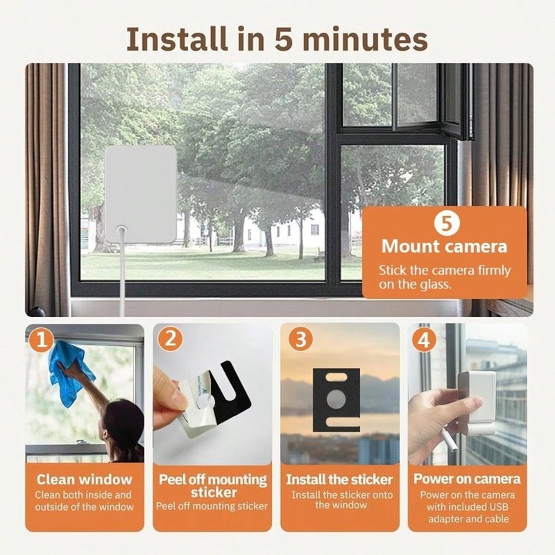 3MP 2K Pet Baby Monitor Camera with Motion Tracking 2-Way Audio and Night Vision gallery