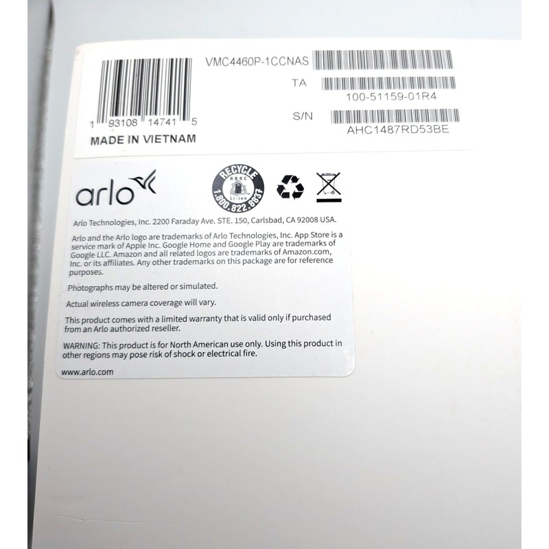 ARLO Pro 5S 2K Outdoor Cameras 4 Pack White Dual Band WiFi Color Night Vision gallery