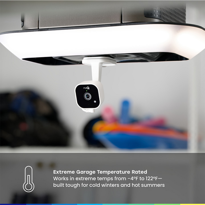 myQ Garage Camera Gen 2 2K video with Night Vision - MYQ-C23AXXW1 - New gallery