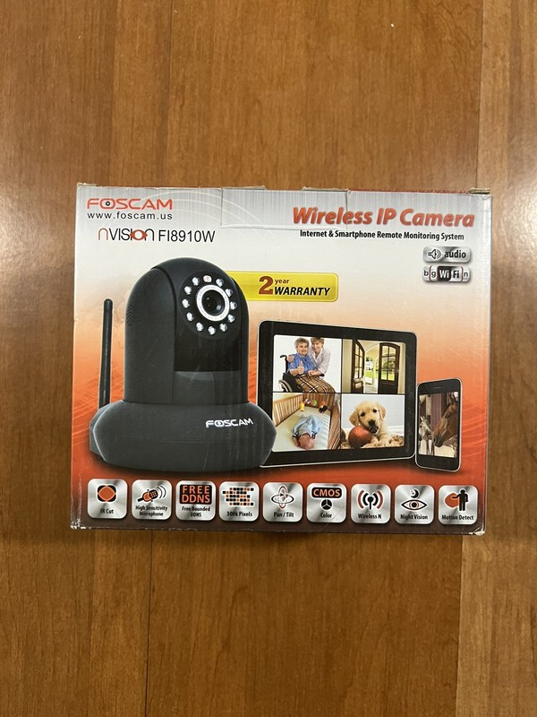 FOSCAM F19821P WIRELESS IP CAMERA – Brand New In Box