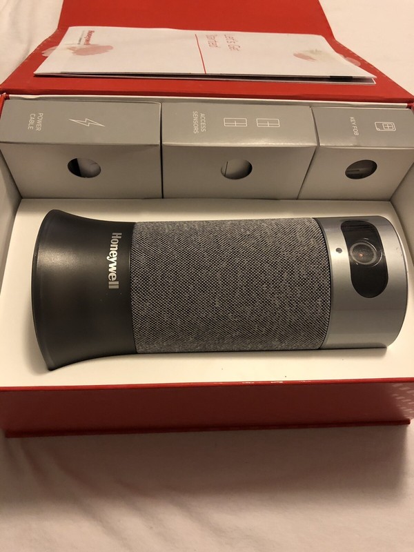 Honeywell Smart Home Security Wired Indoor Standard Surveillance Camera w/ Alexa gallery