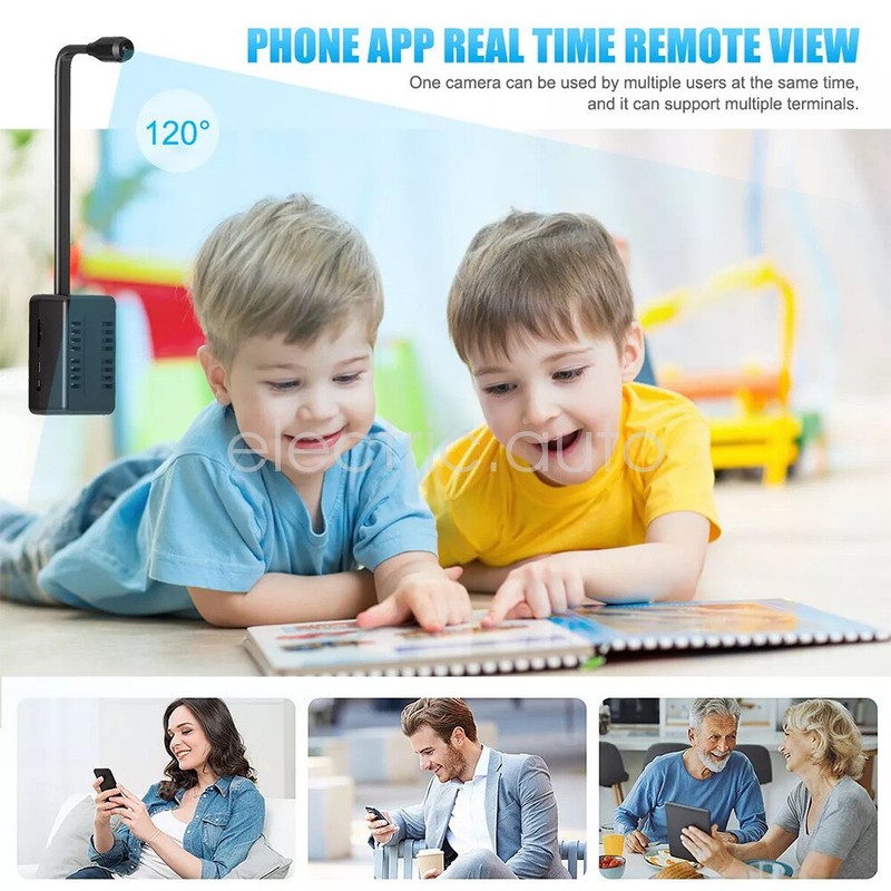 Flexible Lens Mini WiFI Camera 1080P HD IP Home Security Cam Remote Monitoring gallery