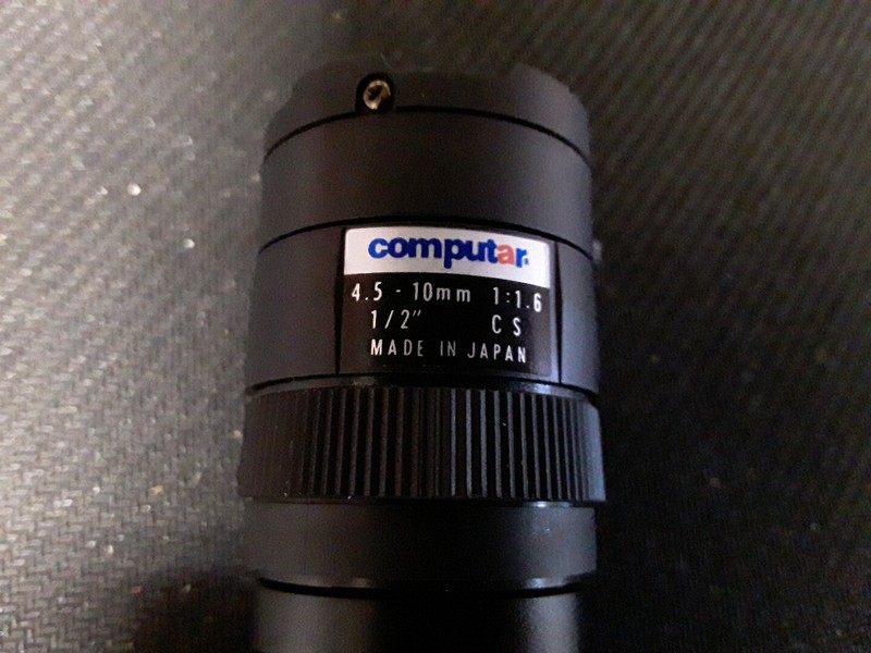 Watec WAT-902H CCTV Camera with Computar 4.5-10mm Lens gallery