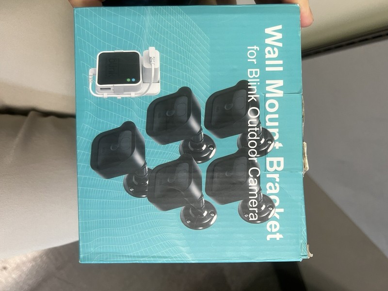 5 Pack Security Camera System Blink Outdoor Wall Mount Bracket Black