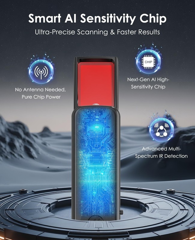 Upgraded Hidden Camera Detector, AI-Powered Anti-Spy Device, Bug & GPS Tracke... gallery