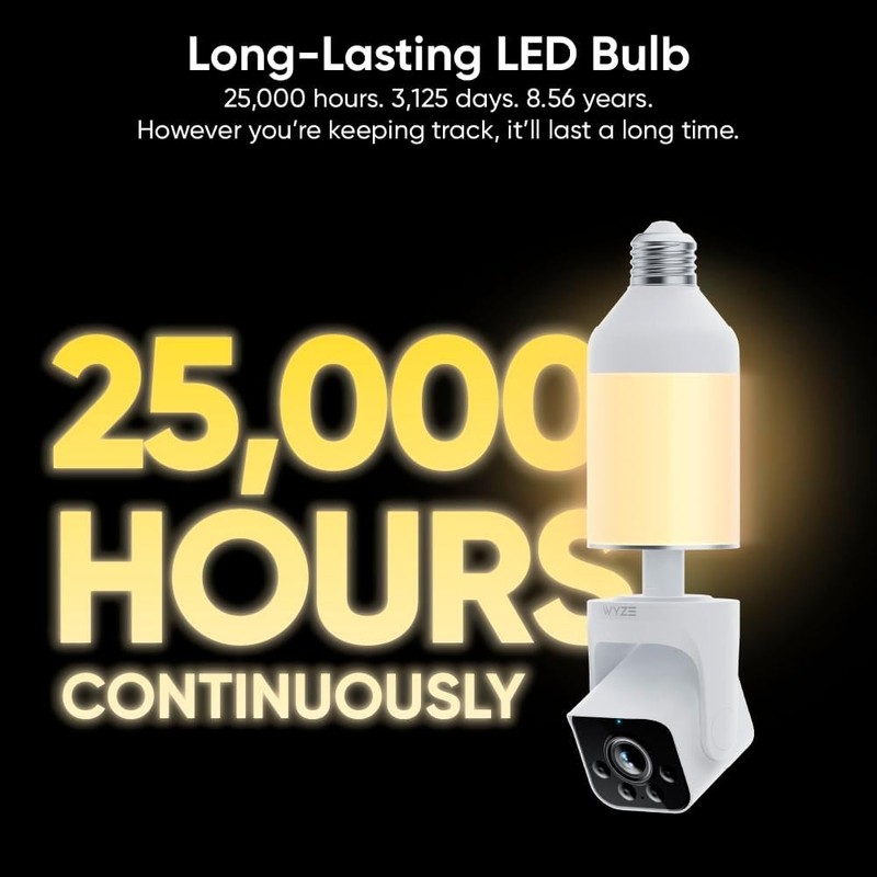 Smart Bulb Camera Set with 2K Resolution gallery