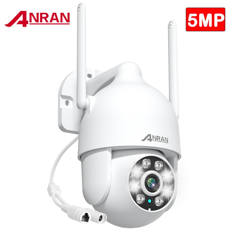 ANRAN Outdoor HD 5MP Audio WIFI Security Camera System Home Wireless PTZ Camera