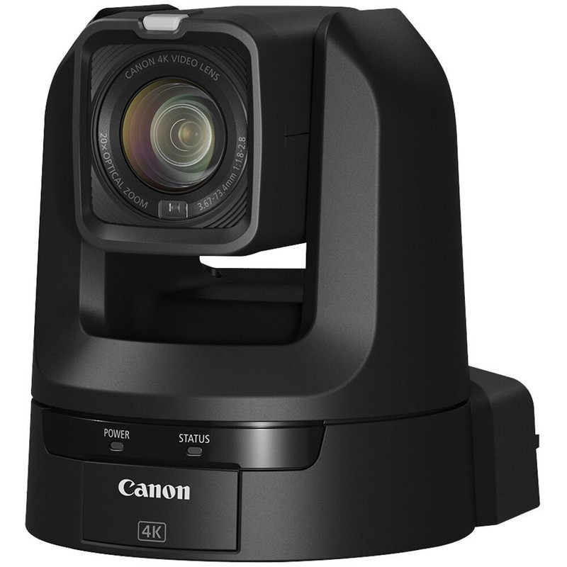 2 x Canon CR-N100 4K NDI PTZ Camera with 20x Zoom + Canon RC-IP100 Controller + gallery