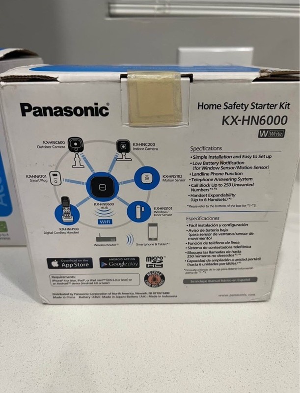 NEW Panasonic Alarm Home Network System Video Camera Monitoring Safety Kit gallery