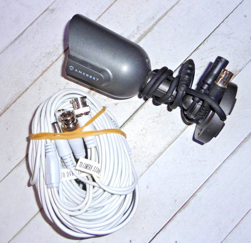 Amcrest AMC960HBC 800TVL Wired 3.6mm Lens Black Bullet Security Camera