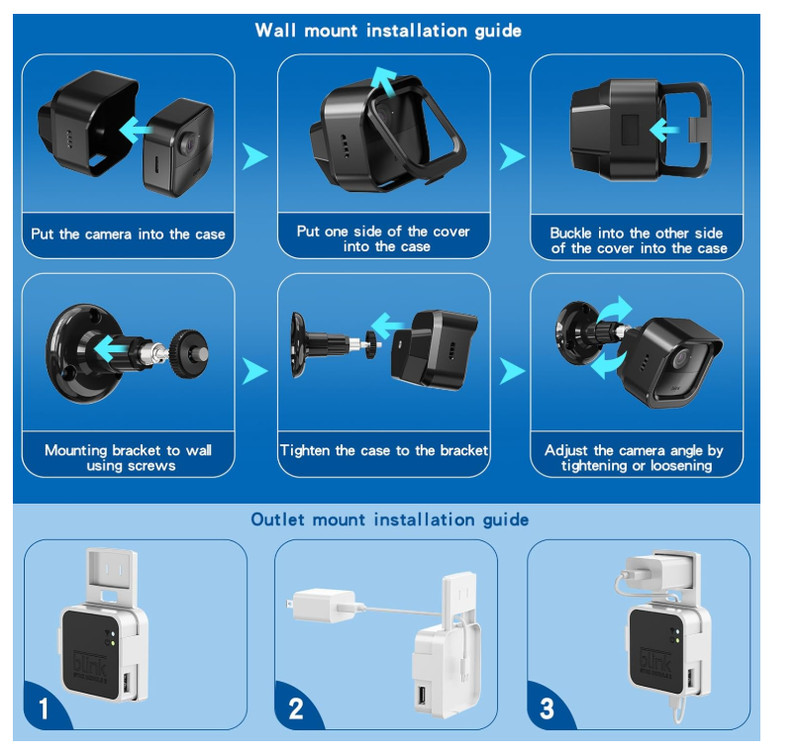 Camera Mount All-New Blink Outdoor 4 (4Th Gen)Weatherproof Protective Housing US gallery