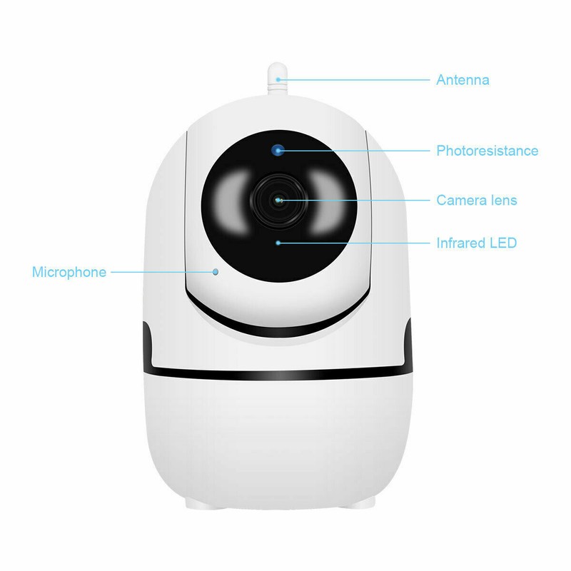 HD 1080P WIFI IP Camera CCTV Home Security 2 Way Audio Baby Pet Monitor gallery
