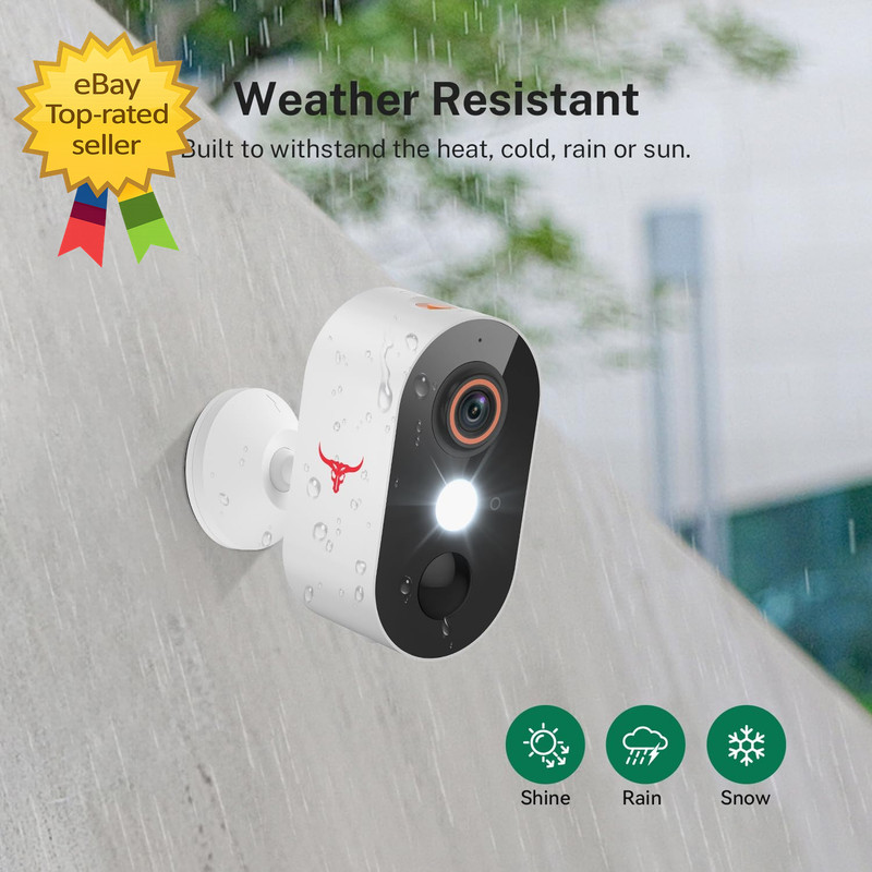 1080P Wireless Security Camera AI Human Detection Night Vision Two Way Talk WiFi gallery