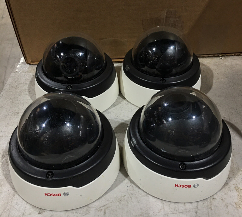 Lot of 4 Bosch FLEXIDOME IP Indoor 4000/NIN-40012-V3