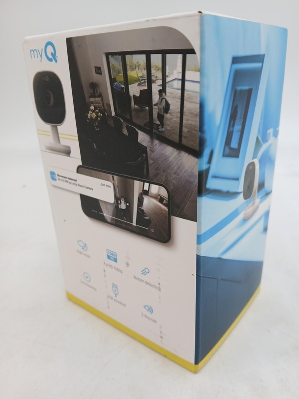 MyQ Smart Indoor Camera Black Wi-Fi SmartCam Motion Alerts 141-4279-000 gallery