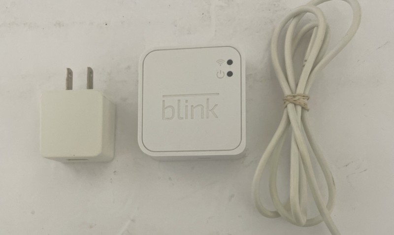 Blink OEM Indoor Security Camera Sync (Model BSM00201U) w/ Cables *TESTED* white