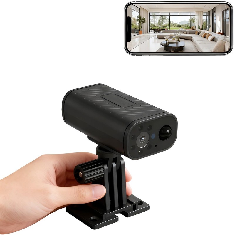 W9 Waterproof Mini Cam for Every Corner, Plug-Free Battery Life to Match, 4K Com
