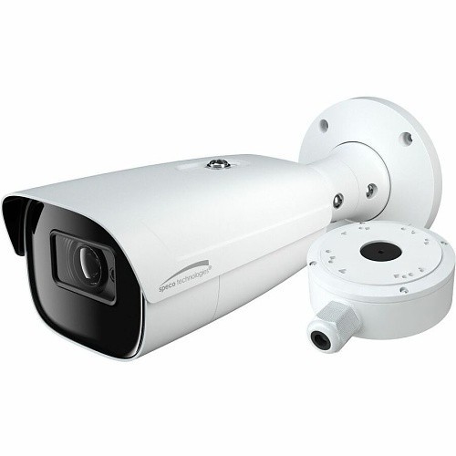 Speco O8B9M 8MP IR Bullet IP Camera w/Advanced Analytics 2.8-12mm Motorized Lens