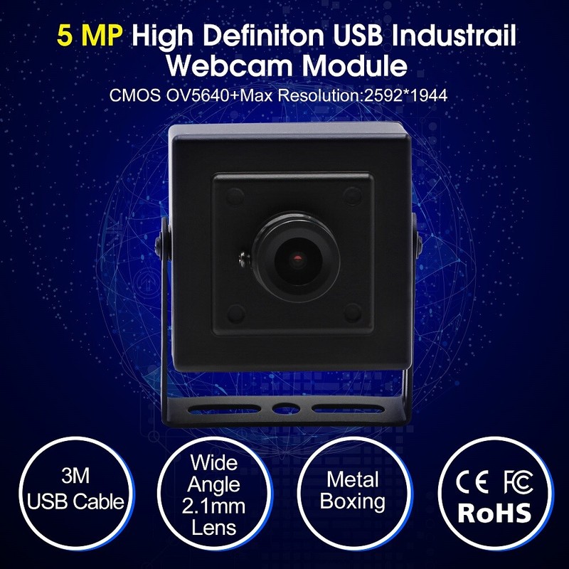 2.1mm lens 5mp 2592X1944 HD ov5640 high definition uvc camera control android gallery