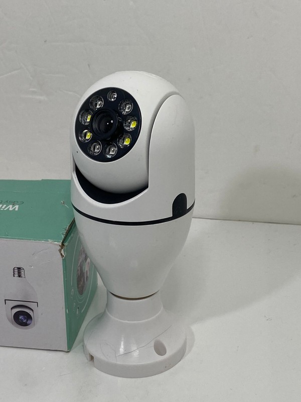 🐞 2pcs New PC HD 1080P 2.4Ghz Wifi E27 Bulb IP Camera Smart Home NEW - FL gallery