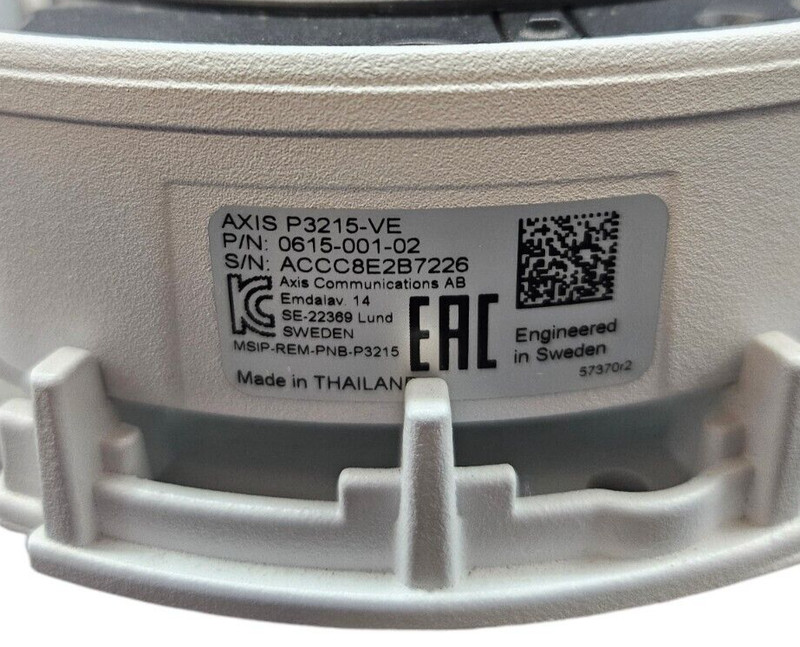 Axis P3215-VE Network POE Camera-White gallery