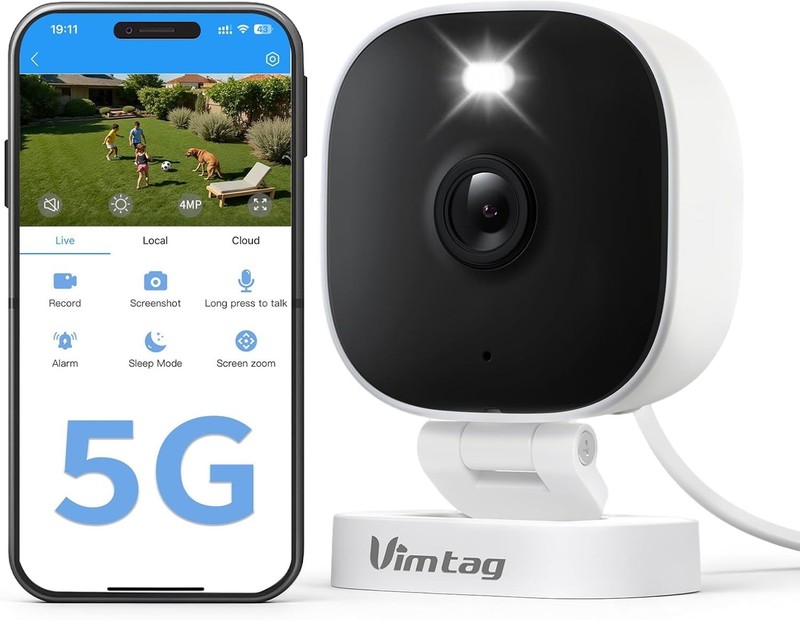 Weatherproof Smart Wi-Fi Security Camera with Live Streaming Capabilities gallery