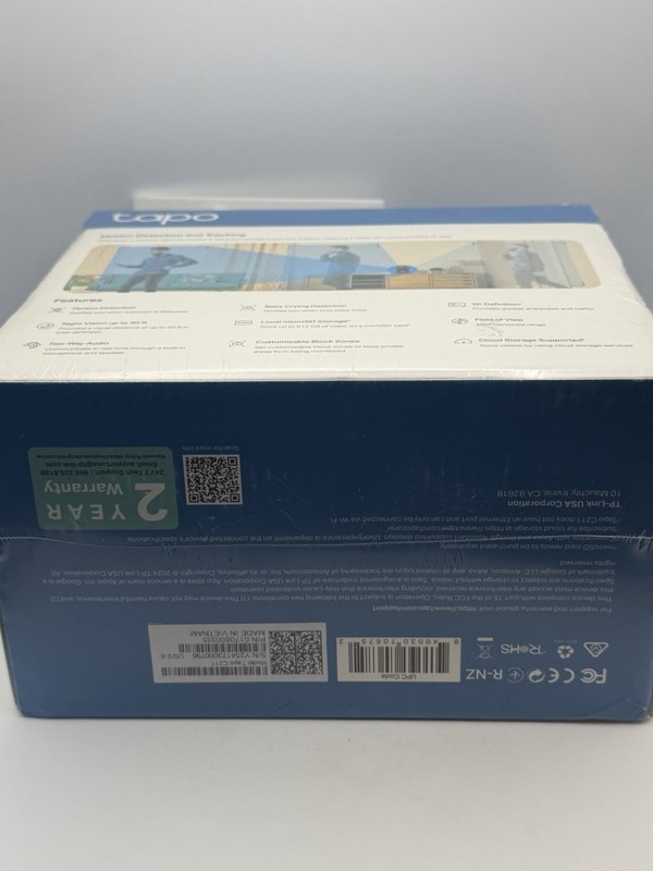 Tapo Black C211 2k Resolution Pan/Tilt Home Security Wi-Fi Camera NEW & Sealed gallery