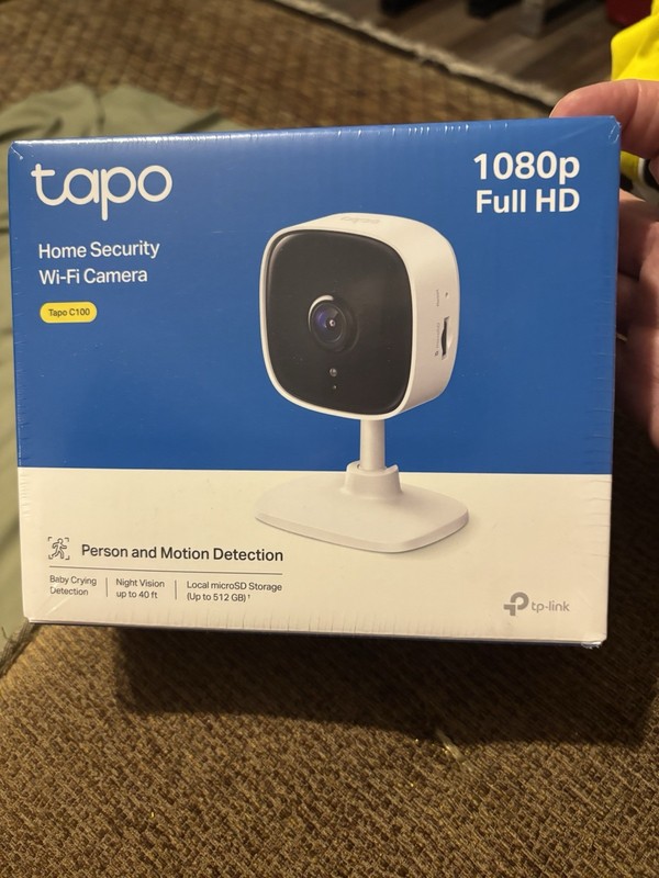Tapo 1080p HD Home Security Wi-fi Camera NIB