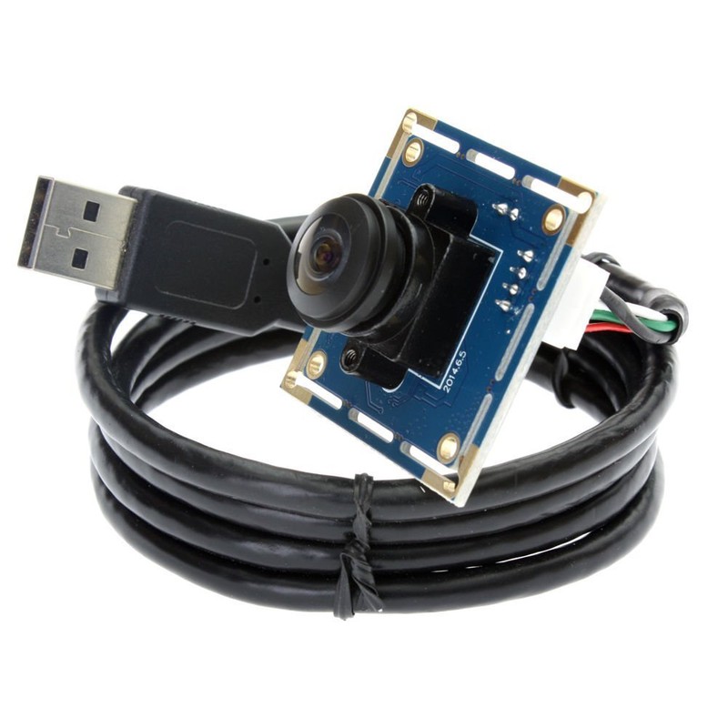 Mini USB Camera OV9712 1280X720p MJPEG 30fps Webcam with 170 Degree Fisheye Lens