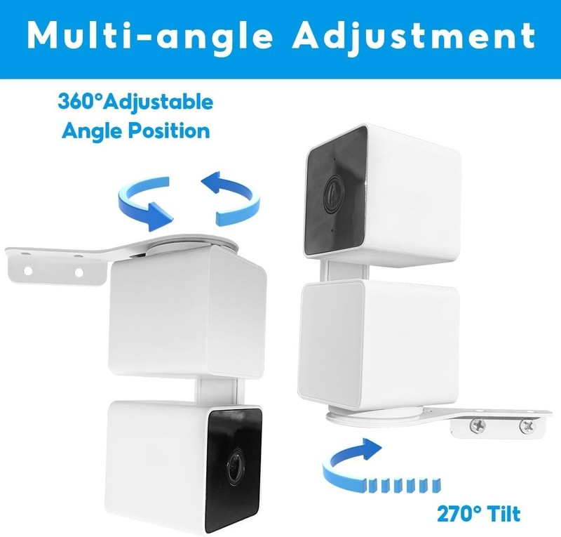 Versatile 270-Degree Camera Mount for Wyze Pan V3 & V2 - Lightweight & Reliable gallery