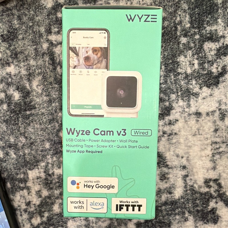 Wyze Cam v3 1080p Wired Wi-Fi Indoor/Outdoor Security Camera, Two-Way Audio gallery