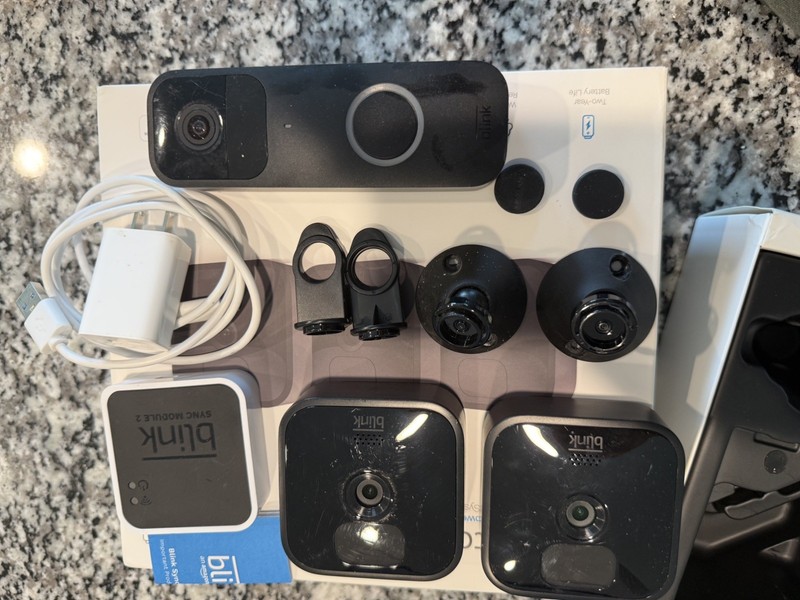 New Blink Outdoor Security Camera System 3rd Generation Battery Powered doorbell
